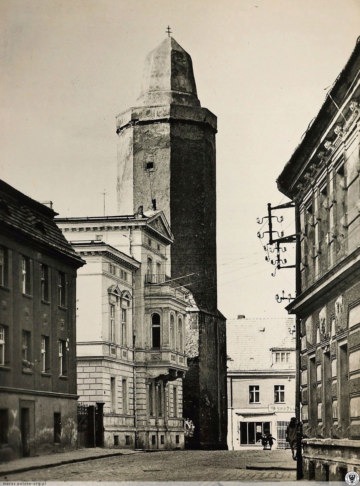 Budynek przy ul. Żymierskiego 1 - siedziba biblioteki w latach 1949-55